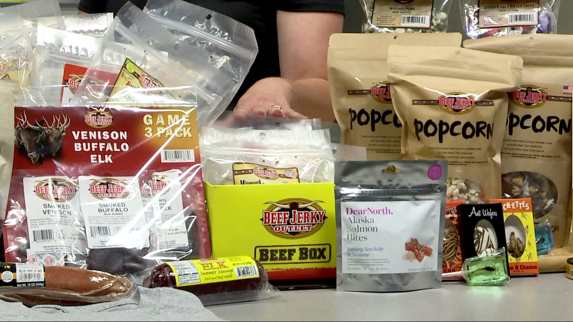 Beef Jerky Outlet stops by in celebration of National Jerky Day