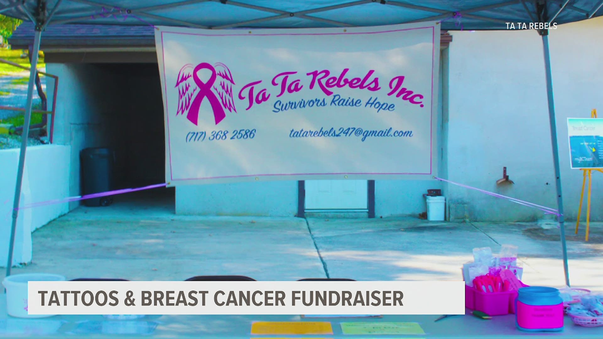 A portion of money raised by the tattoos will go to the Ta-Ta rebels, a local breast cancer survivors group