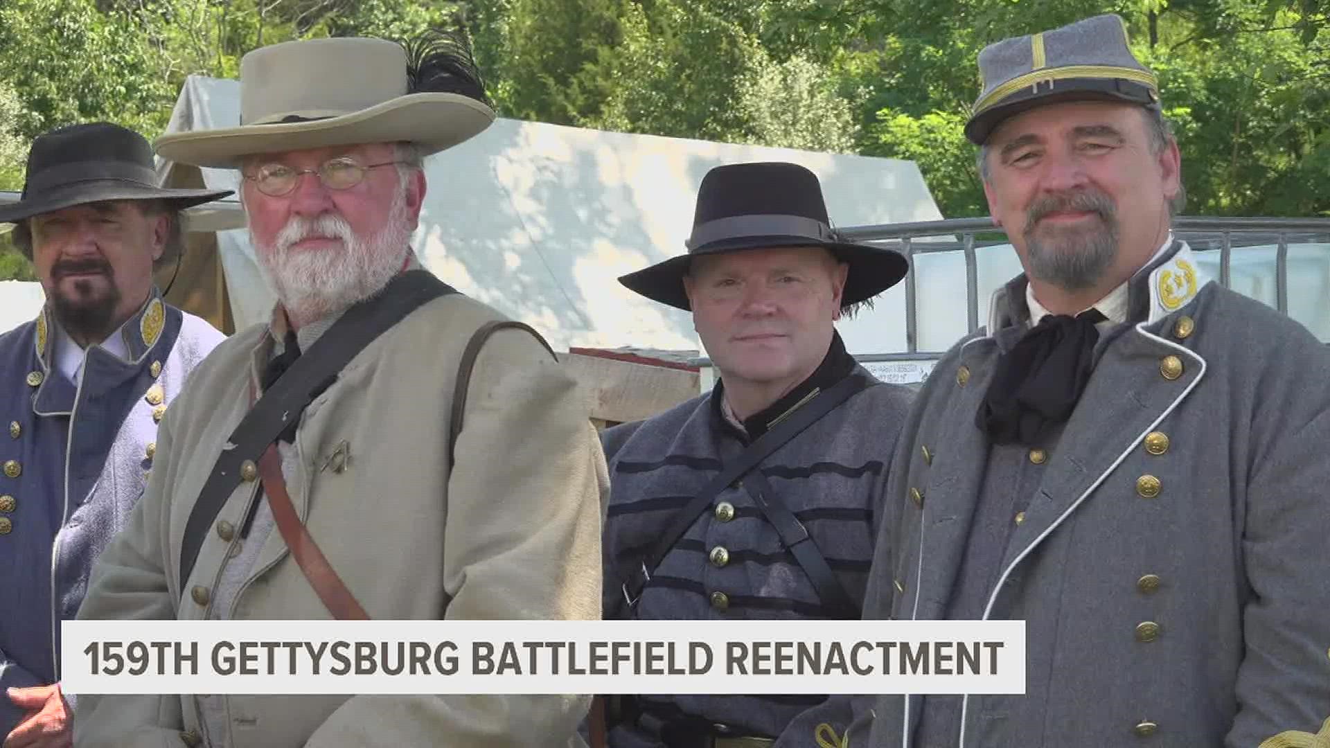 The Gettysburg Battlefield Preservation Association held its annual reenactment July 1 to 3 honoring the 159th anniversary of the Civil War’s Battle of Gettysburg.