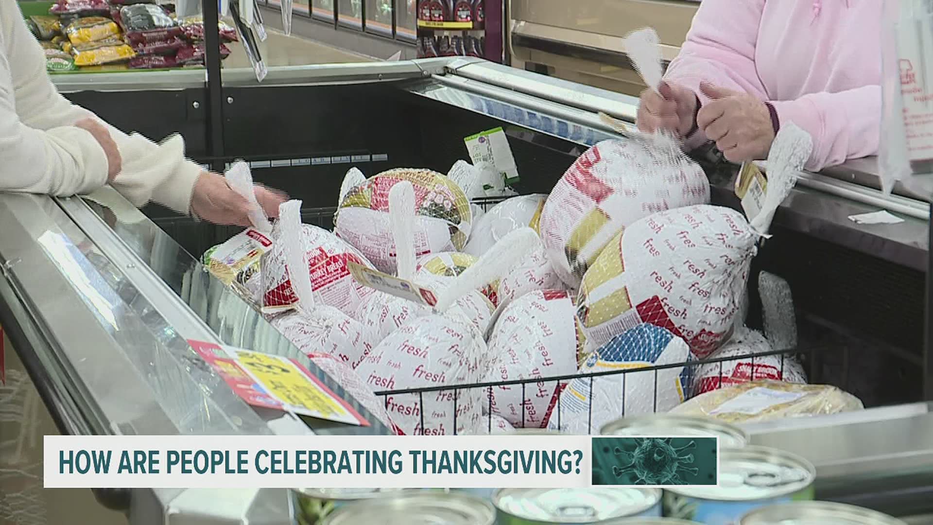 FOX43 went to Karns Foods to see if people have changed course due to COVID-19. Turns out, many are having smaller feasts. For some, it will be just their household.