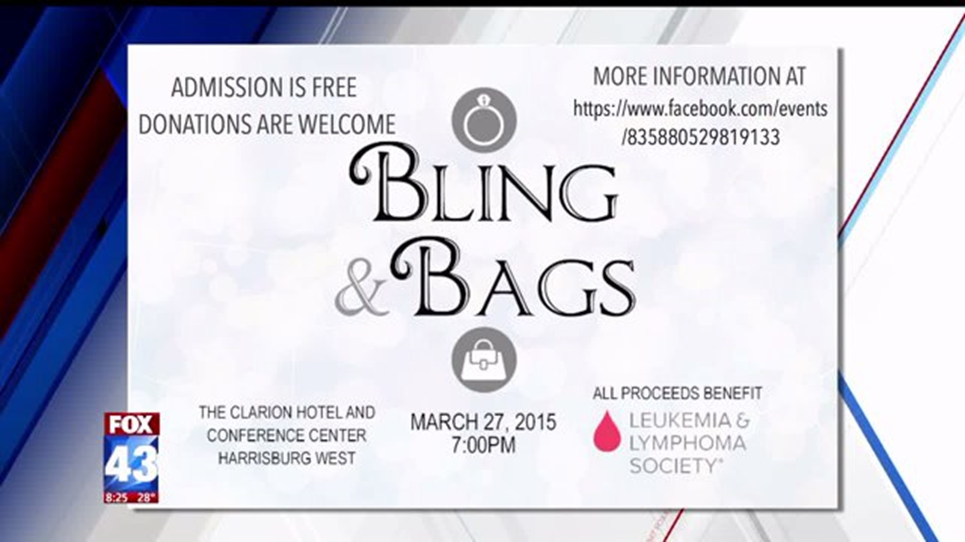 Bling and Bags Fundraiser