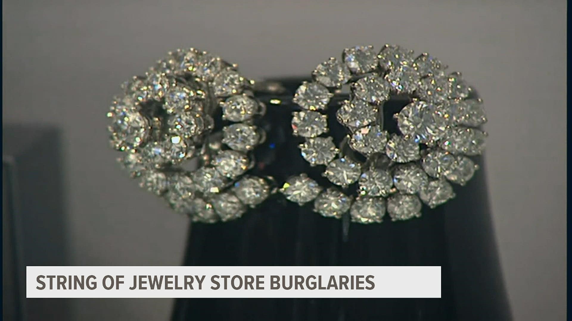 Jewelry store owners are growing concerned over a string of burglaries that happened across south central Pennsylvania in the last month and a half.