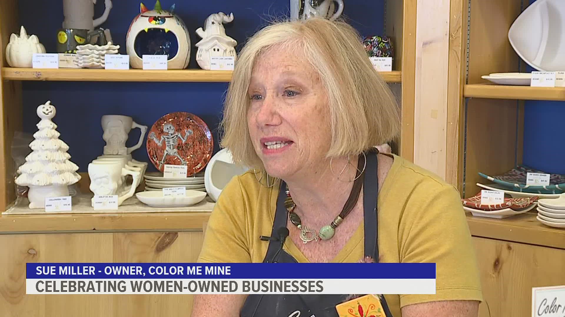 Dauphin County business owner Sue Miller says her pottery business is her way of honoring a departed friend.