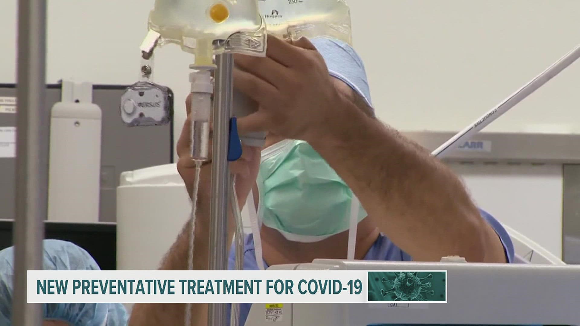 The hospital system is expanding access to a monoclonal antibody outpatient treatment that can be given to patients who have been exposed to COVID-19.