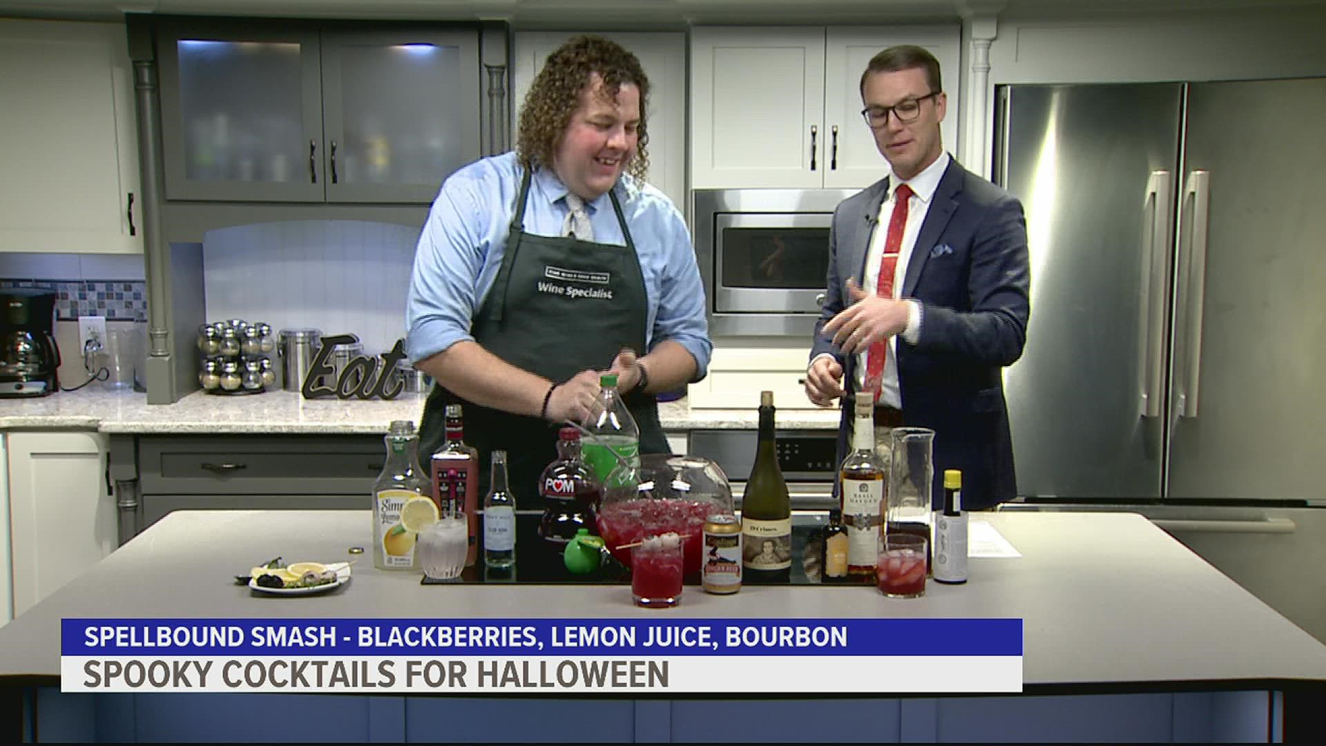 FOX43 invited Nate Snelbaker, wine specialist, to demonstrate how to mix up delicious drinks for all your upcoming Halloween festivities.