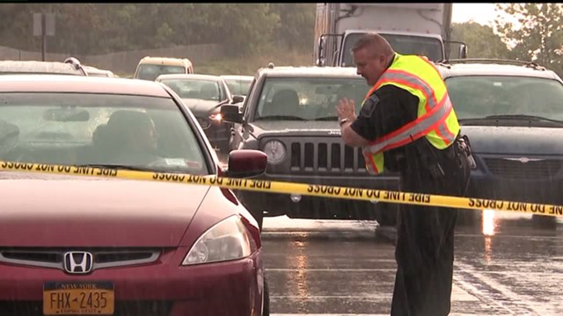 Flooding stops traffic on route 30