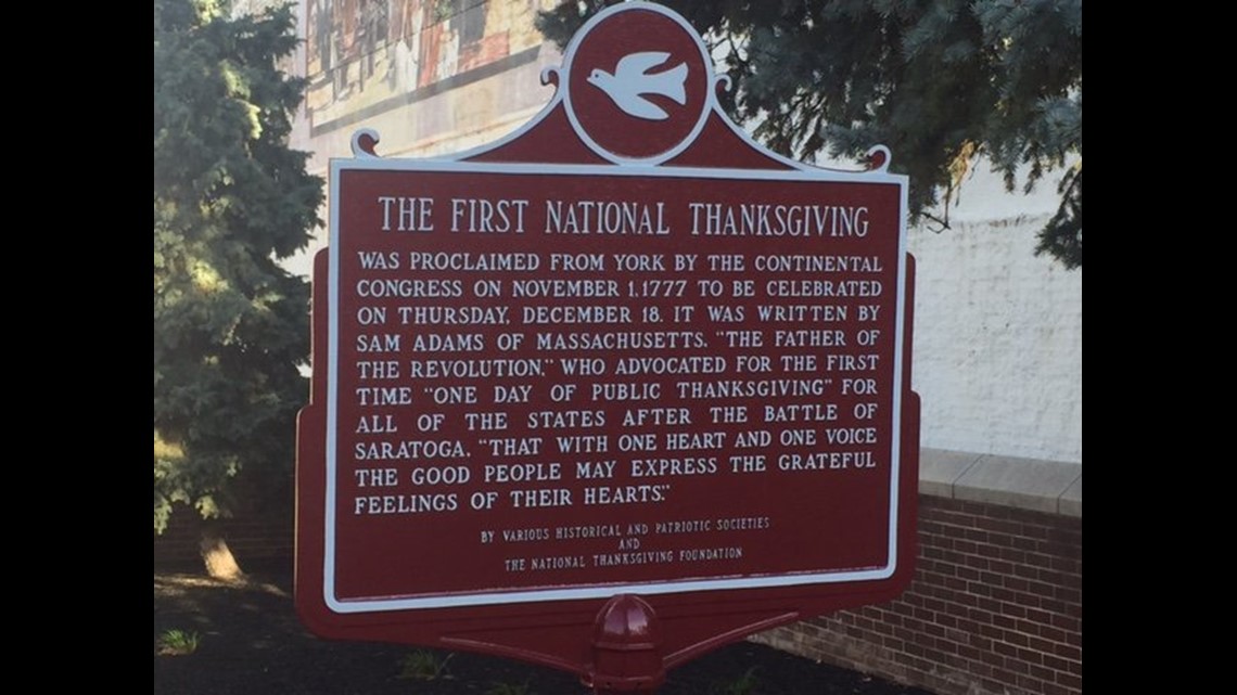 York Connection To First Thanksgiving Celebration Fox43 Com