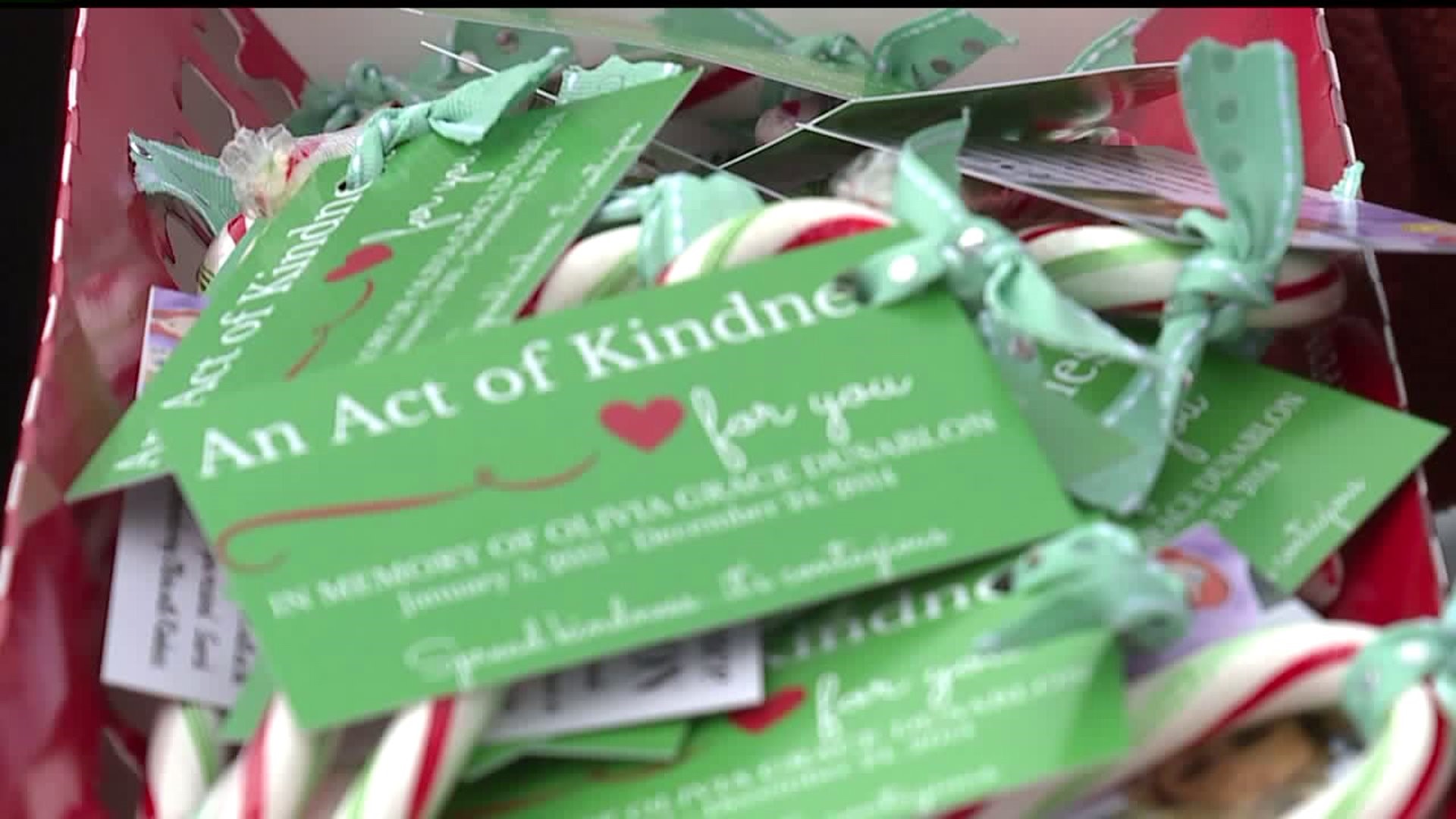 Family shares thousands of `Acts of Kindness` cards in honor of little girl who passed away