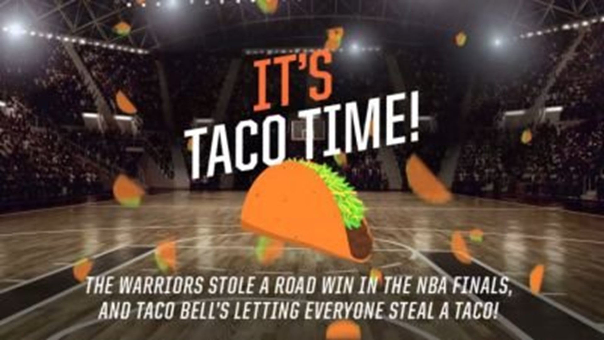 Taco Tuesday Taco Bell will give away free tacos tomorrow in NBA