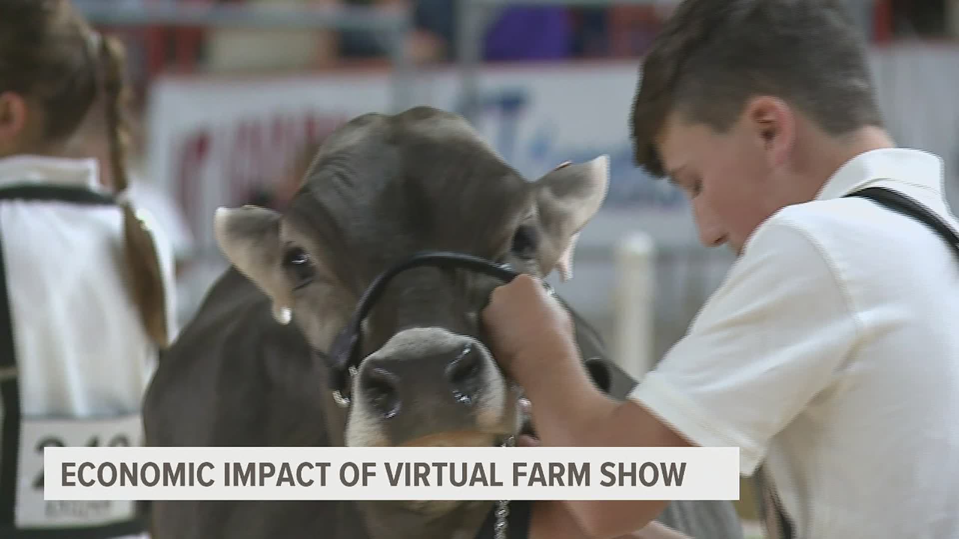 Because the 2021 Pennsylvania Farm Show has gone virtual, its outsized economic impact will likely be dampened this year.