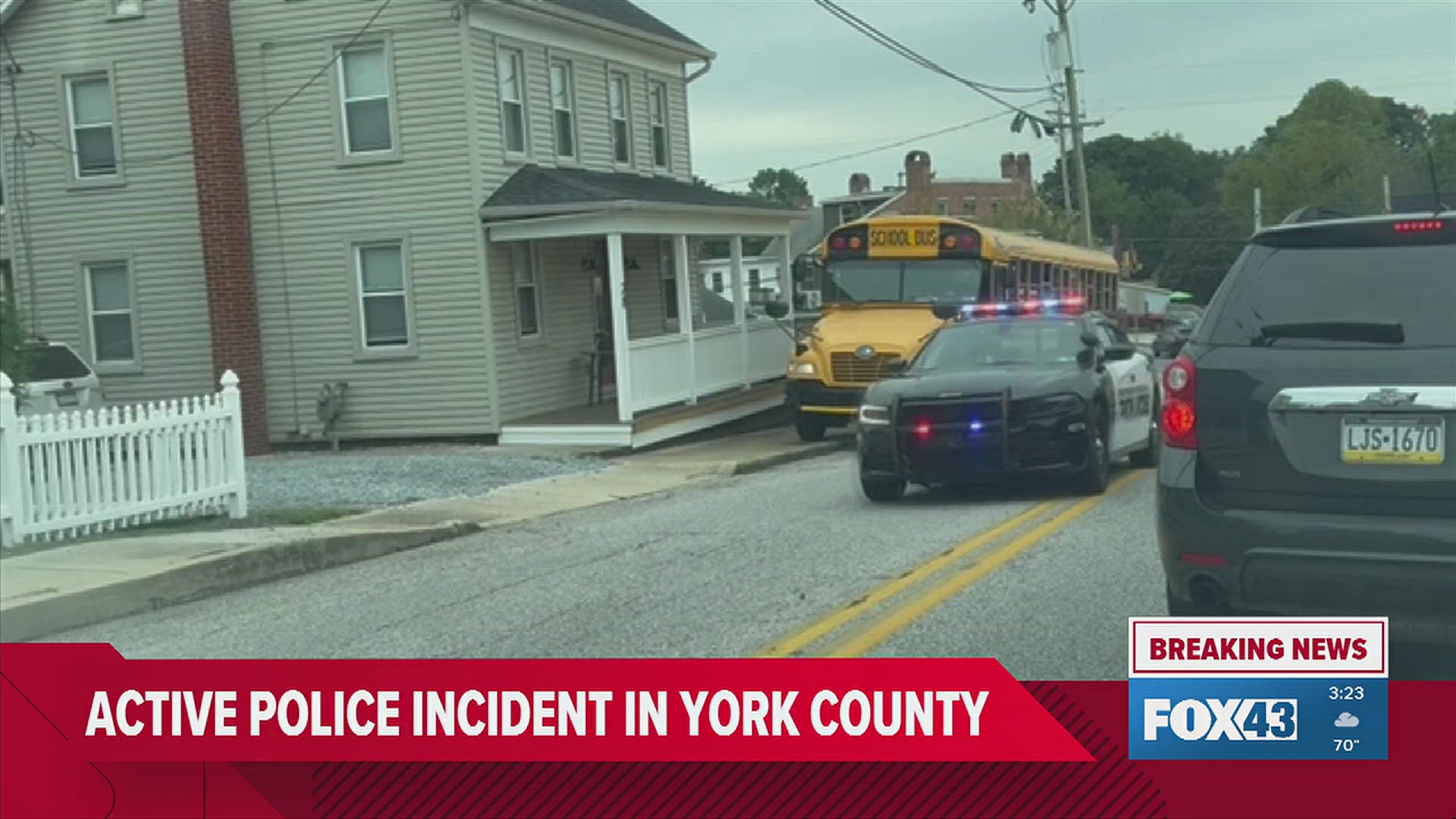 Officials say York County incident reportedly involved police officers