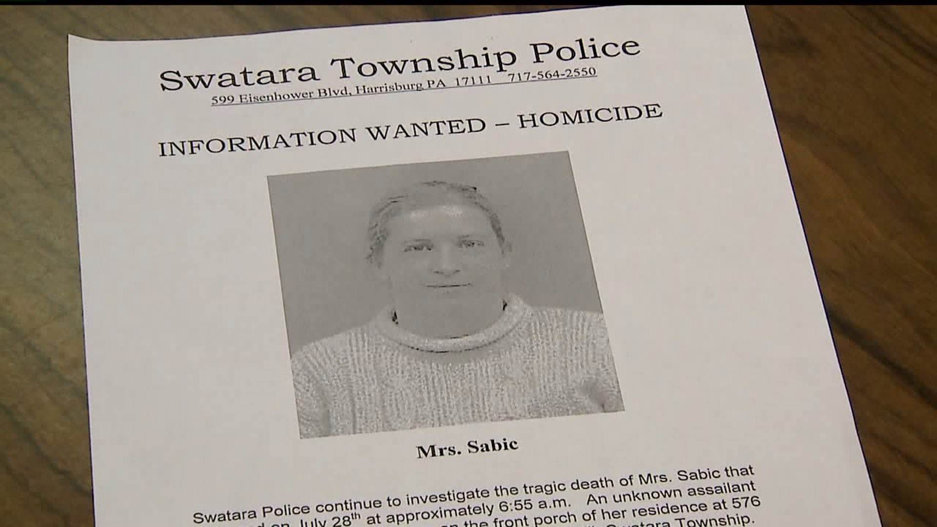 Sabic homicide case still unsolved