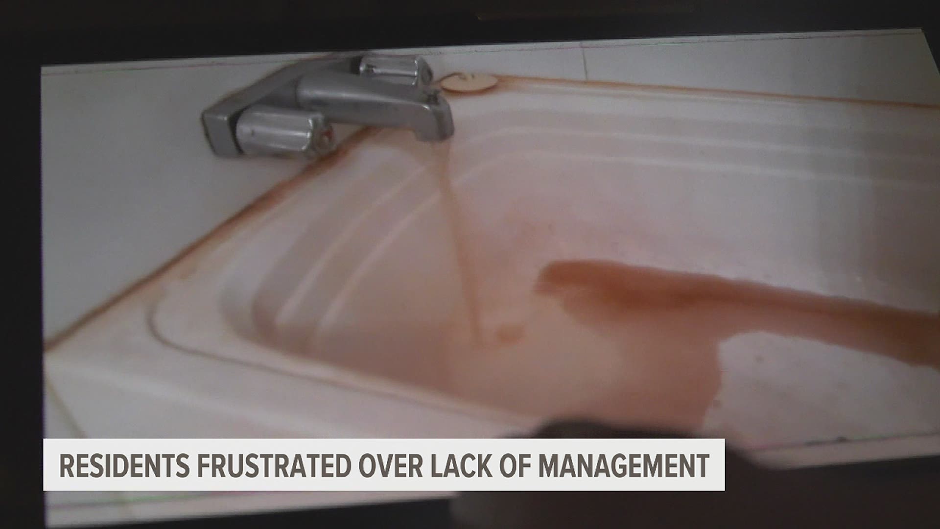 “There has been no road maintenance done. The water is absolutely horrible.”
