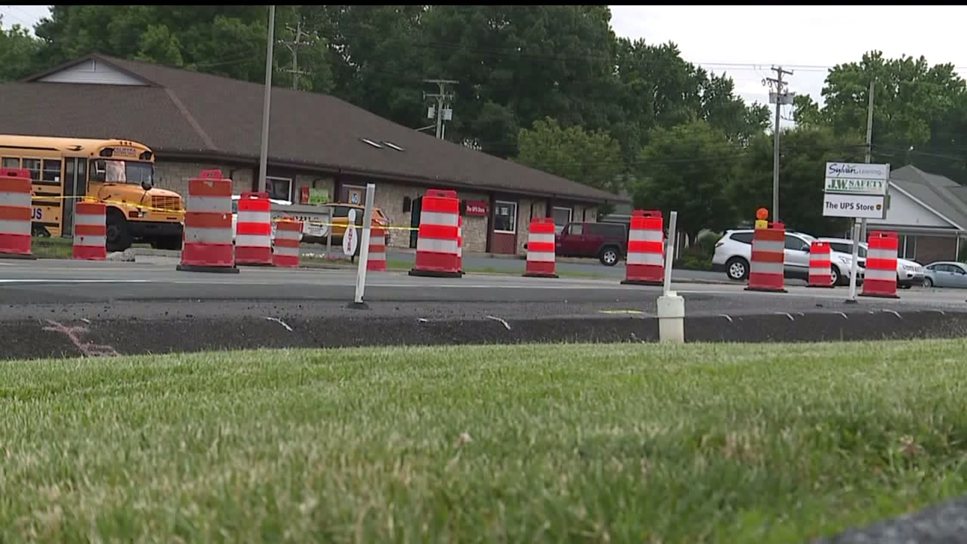 Sinkhole closes part of Route 422 for the second time in less than a month