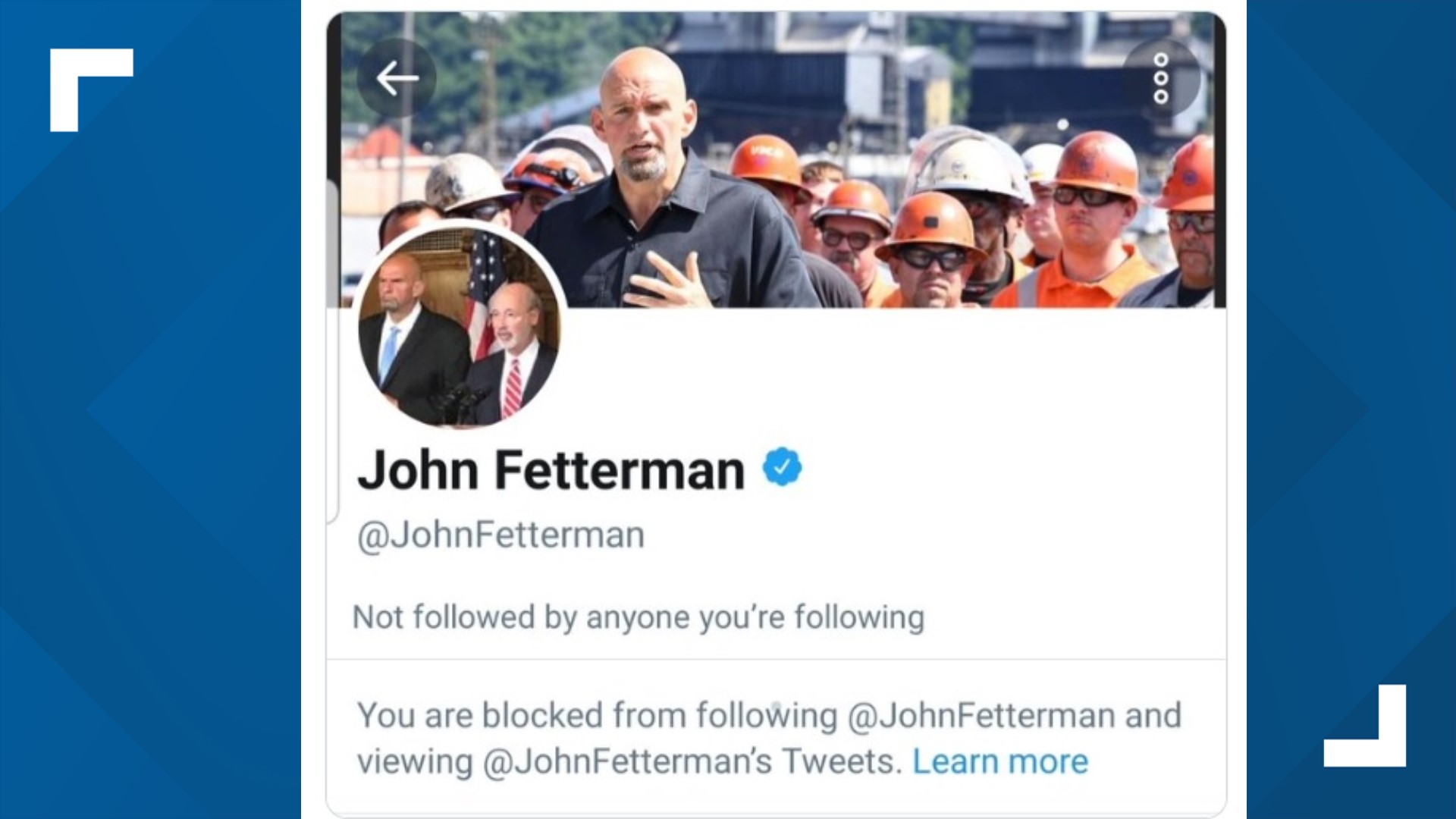Lt. Gov. John Fetterman says he's unblocked the 2 men who threatened to sue, but only because he doesn't want to risk a lawsuit that could put taxpayer money at risk