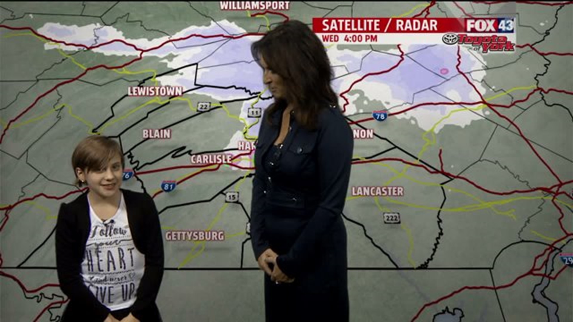 MaryEllen`s Weather Kids with Delaney Rounds