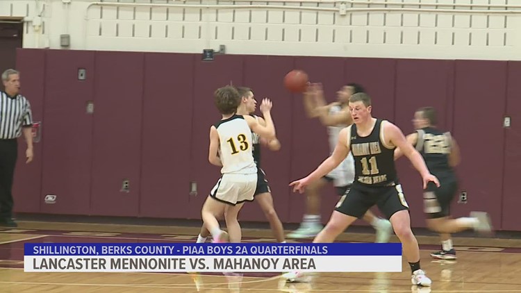 Lancaster Mennonite pulls away from Mahanoy Area;  Trinity survives Overtime to advance to PIAA state semifinals