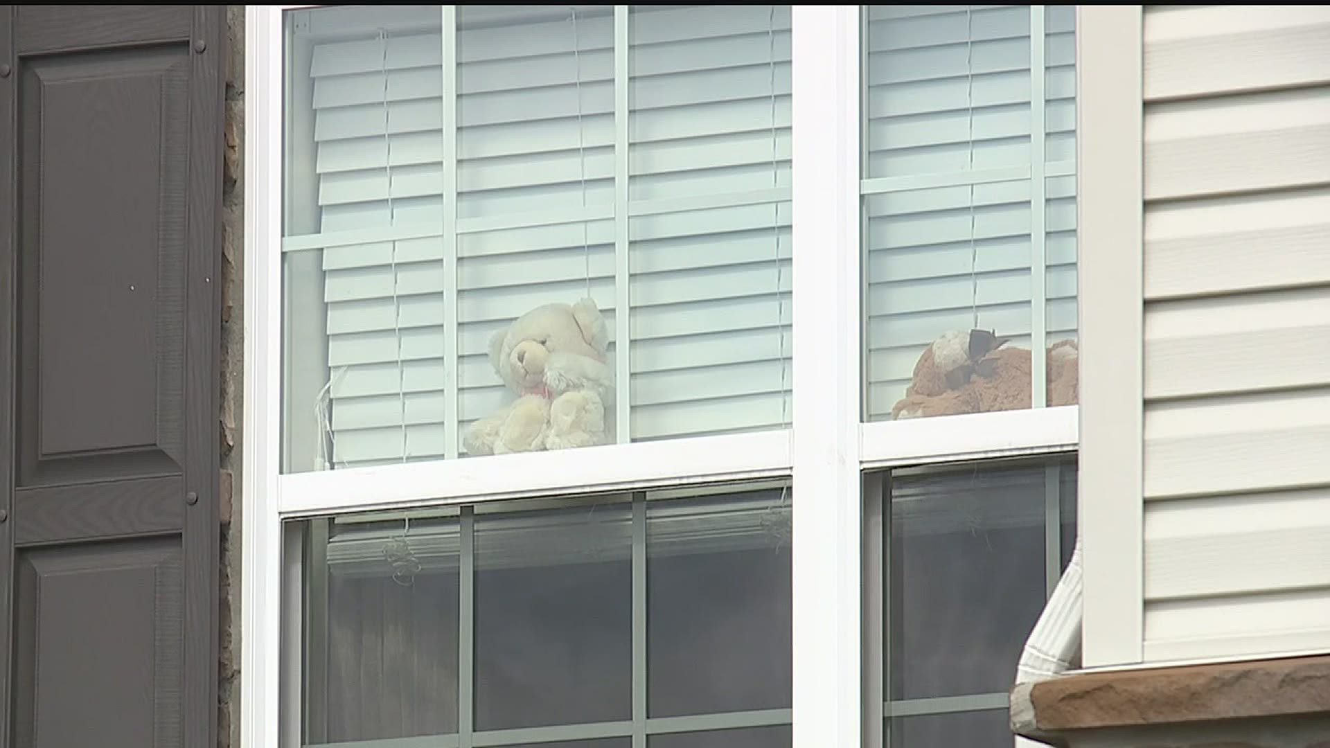 Neighbors are hiding teddy bears in windows to give kids something to find
