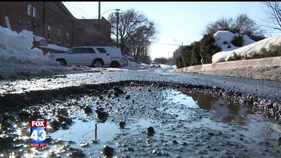 PennDOT asks drivers to call 1800FIXROAD to report potholes
