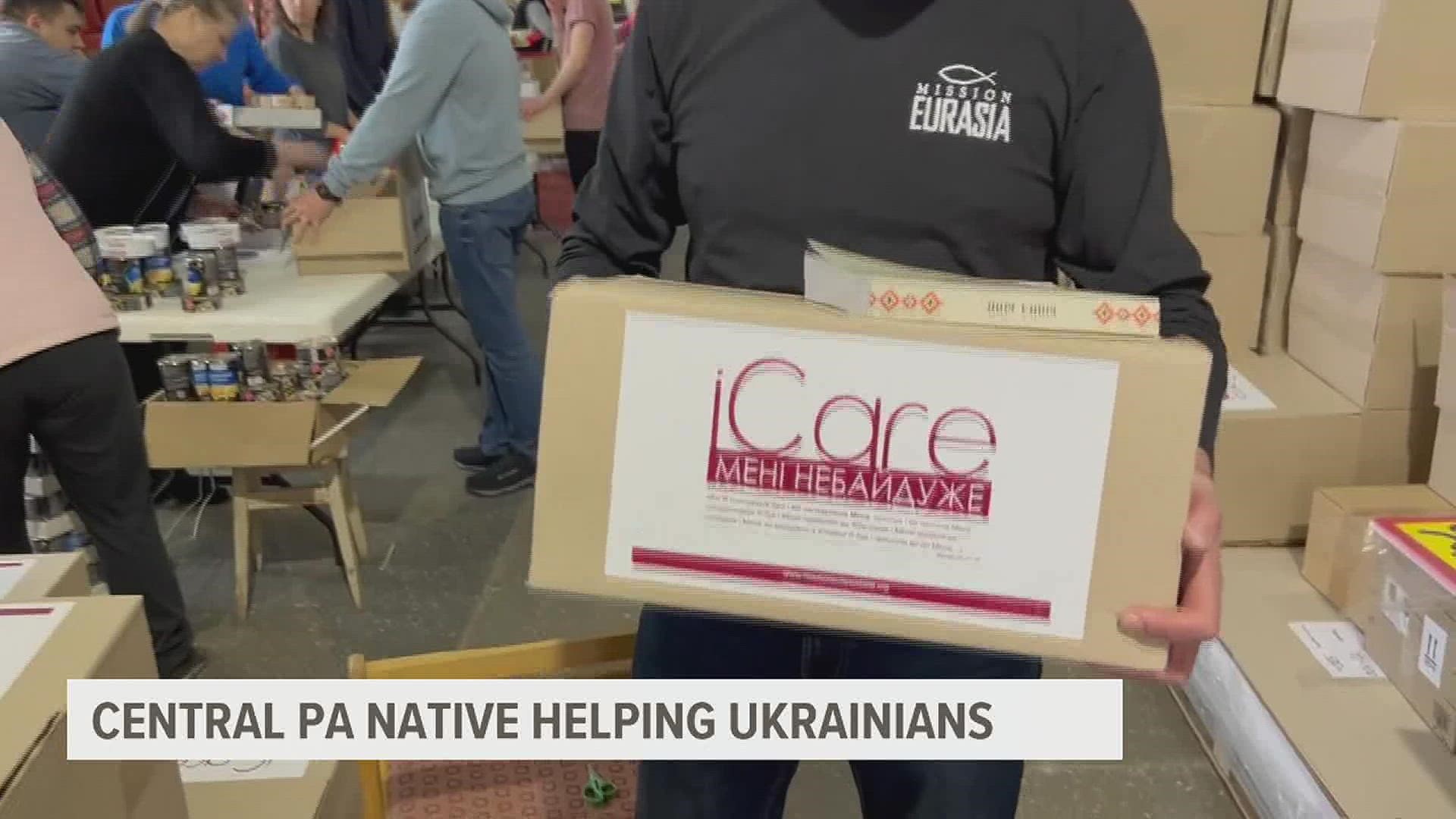 Don Parsons is part of a Ukrainian-Eurasian group called Mission Eurasia, which is mobilizing thousands of volunteers.