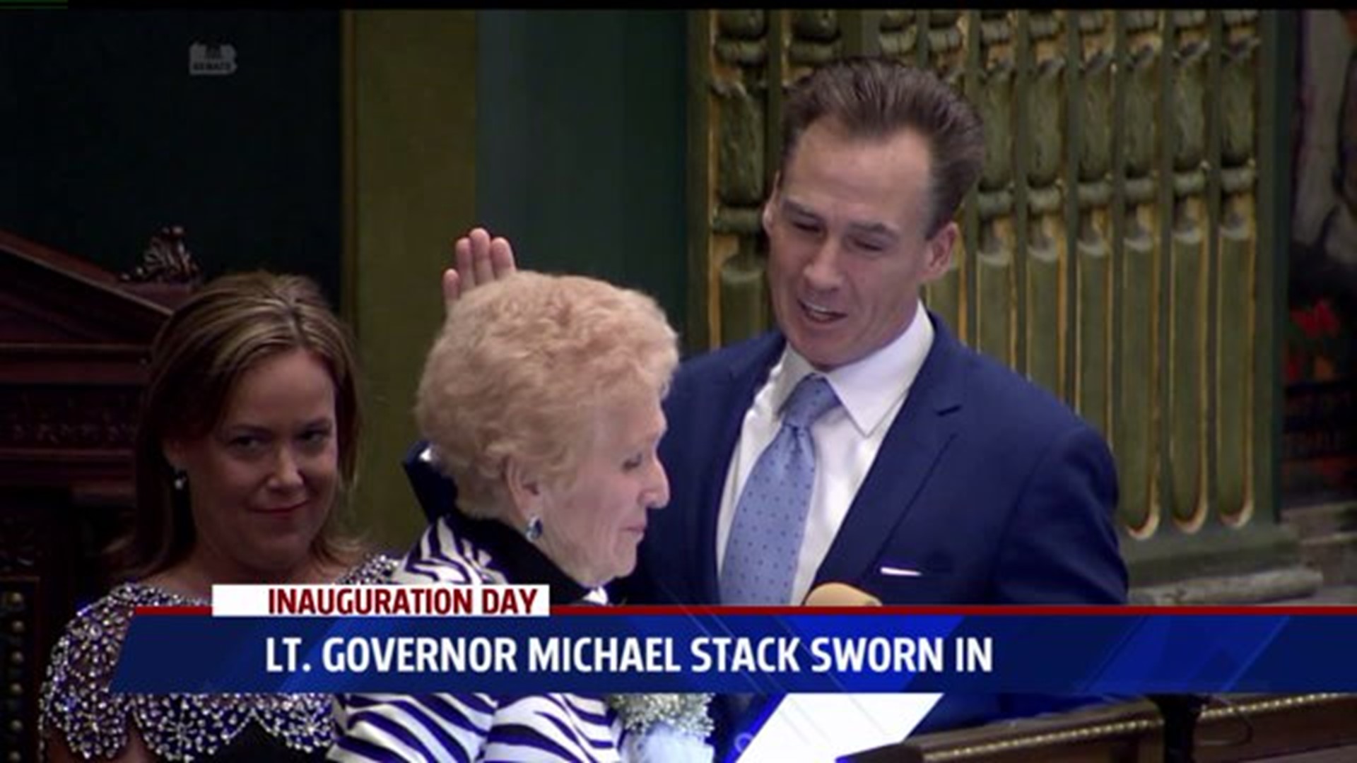 Lt. Governor Michael Stack sworn in