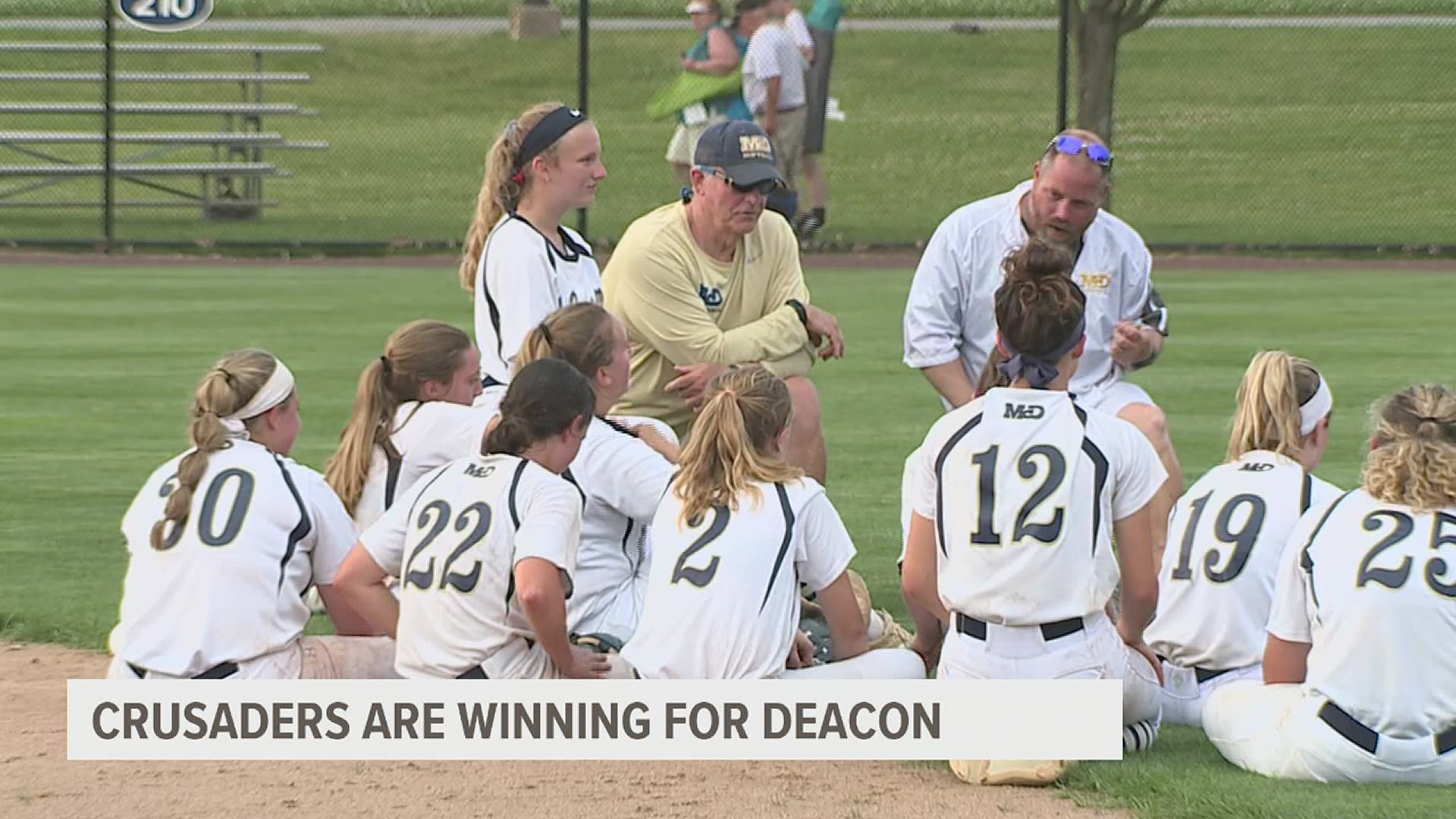 The Bishop McDevitt softball team gears up for the state quarterfinals on Thursday.