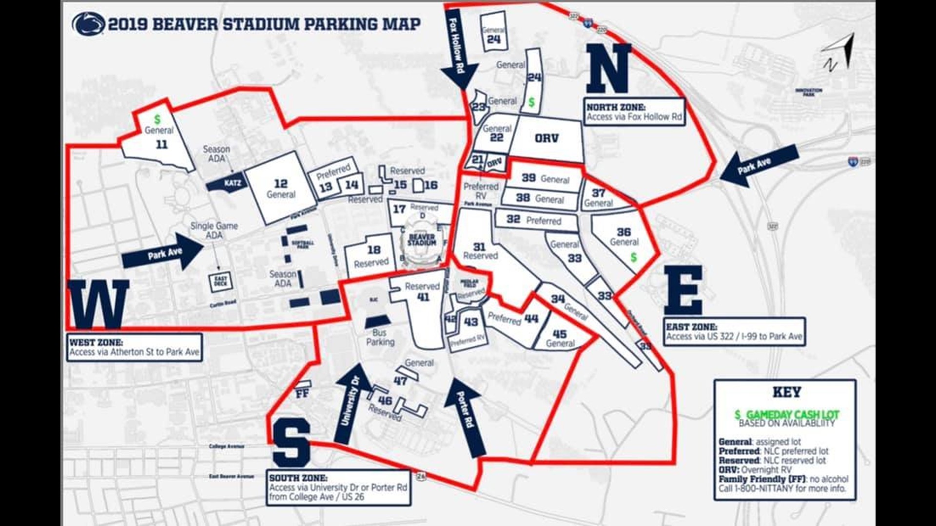 Penn State Parking Pass Map My XXX Hot Girl