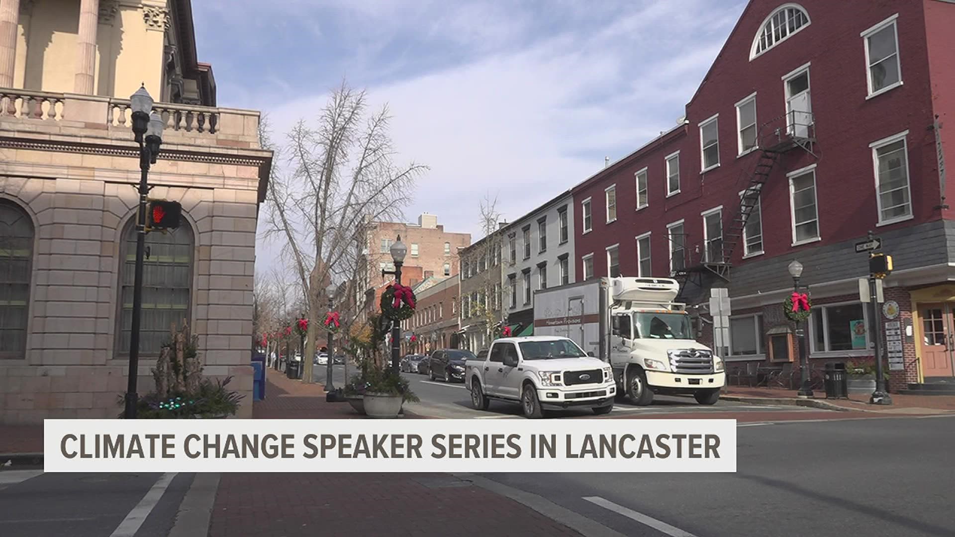 The event, which will take place on Sunday in Lancaster, will highlight a variety of speakers discussing climate issues and solutions in our area.