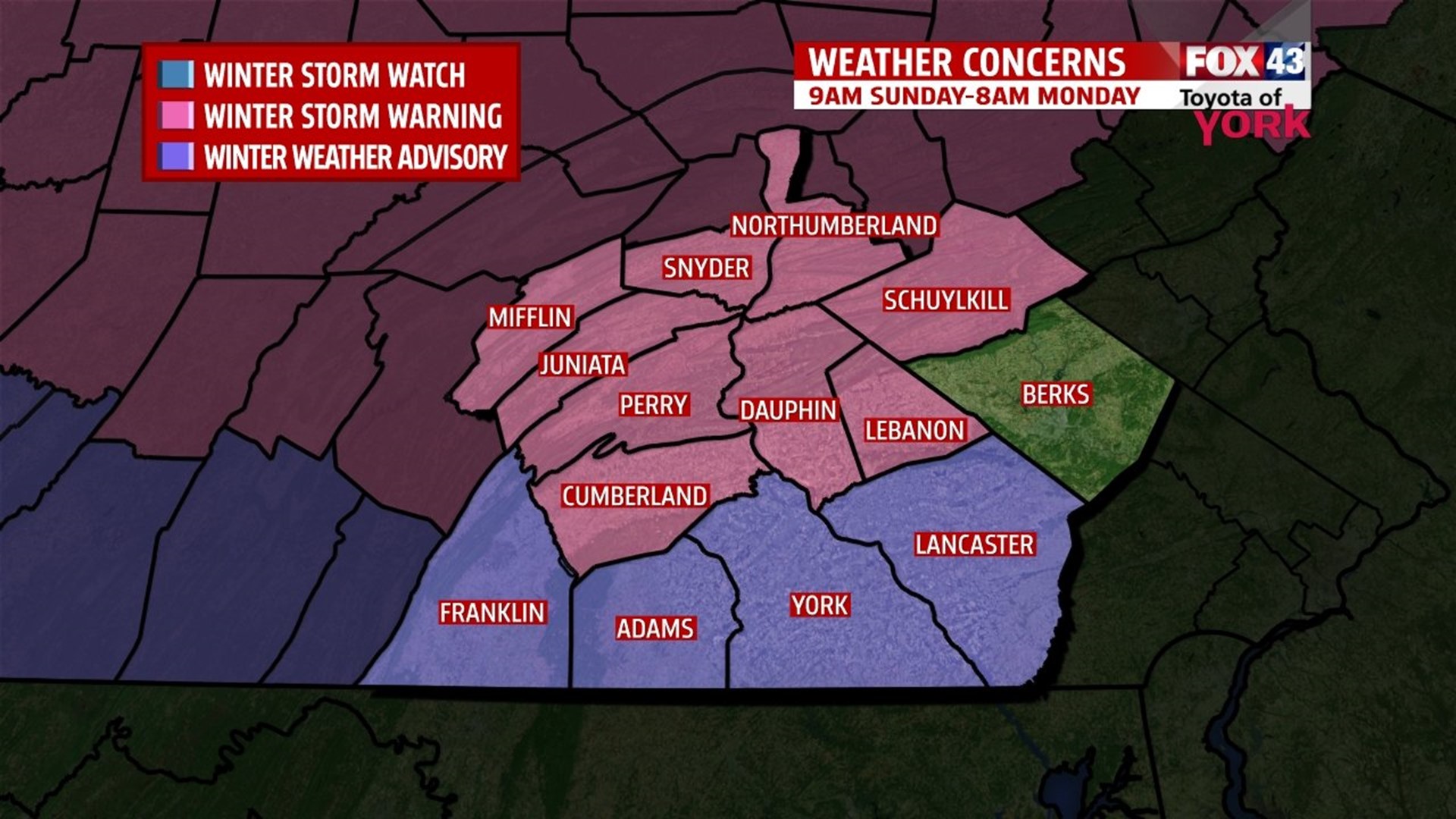 Winter Storm Warning and Winter Weather Advisories issued for our area ...