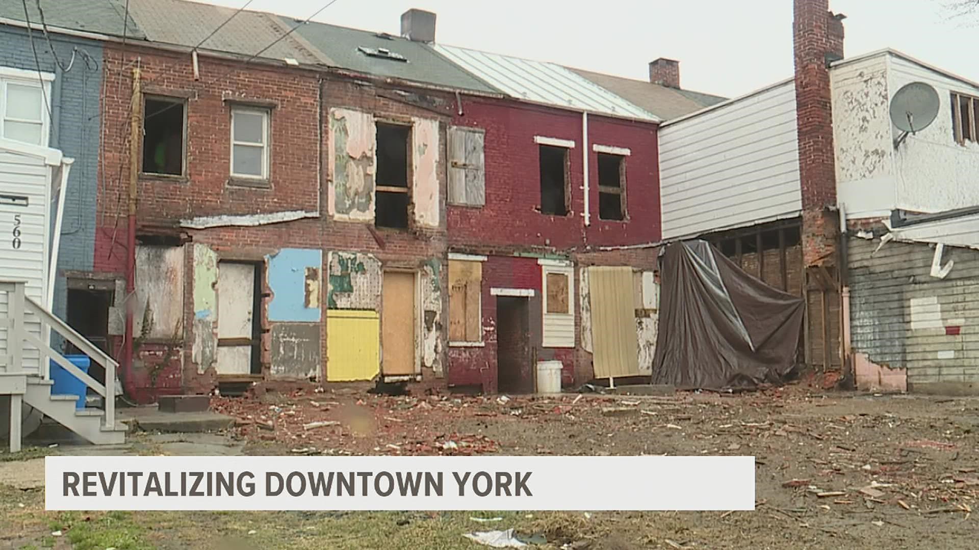 Two York County men have a vision and a plan to help revitalize downtown York one block at a time.