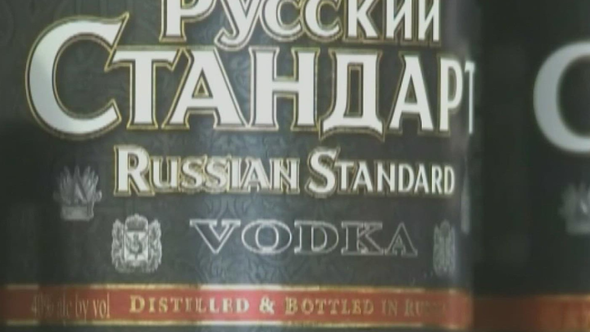 PLCB pulls Russian vodka from Pennsylvania store shelves.