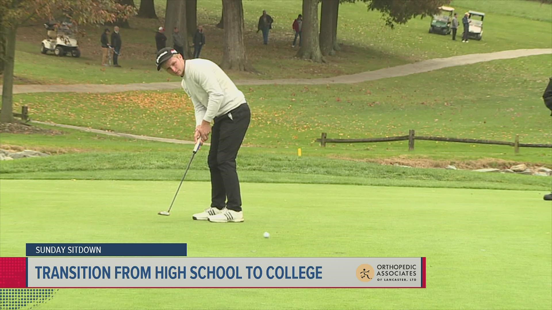 The sophomore talks golf at the college level and what he's looks forward to in the future