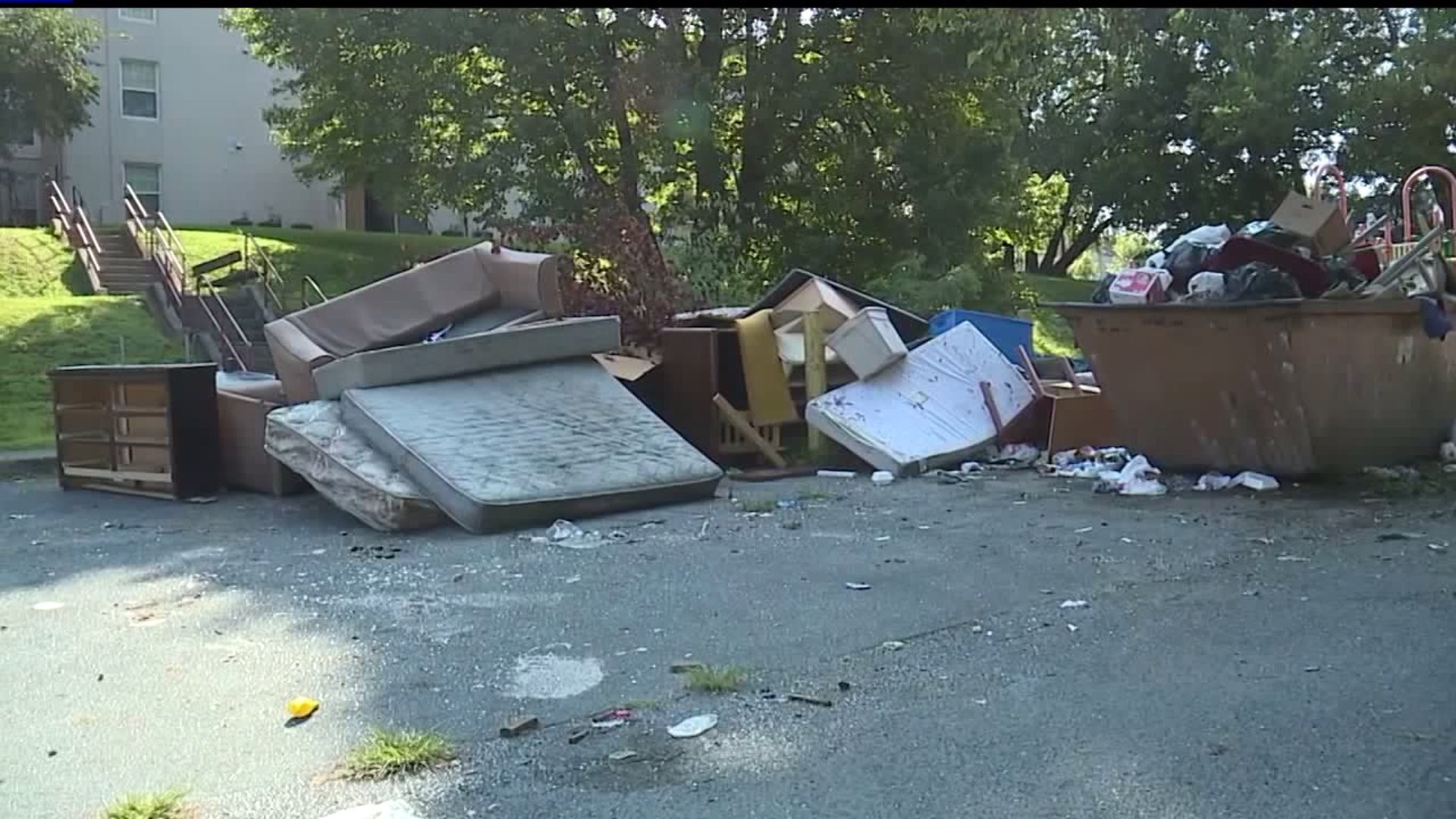 Street garbage encouraging illegal dumping in Harrisburg