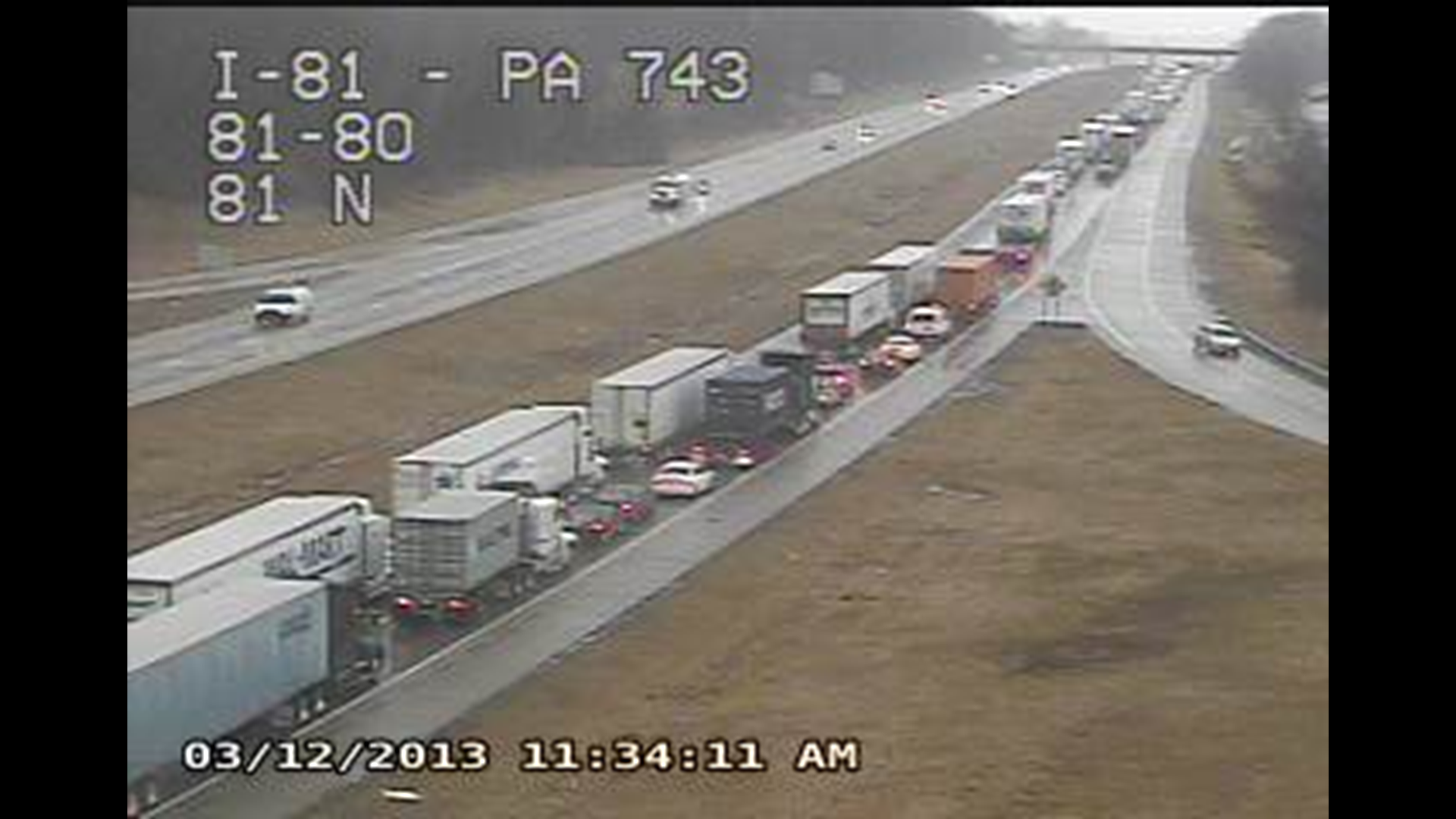 Multiple tractor-trailers collide on I-81 in Lebanon County | fox43.com