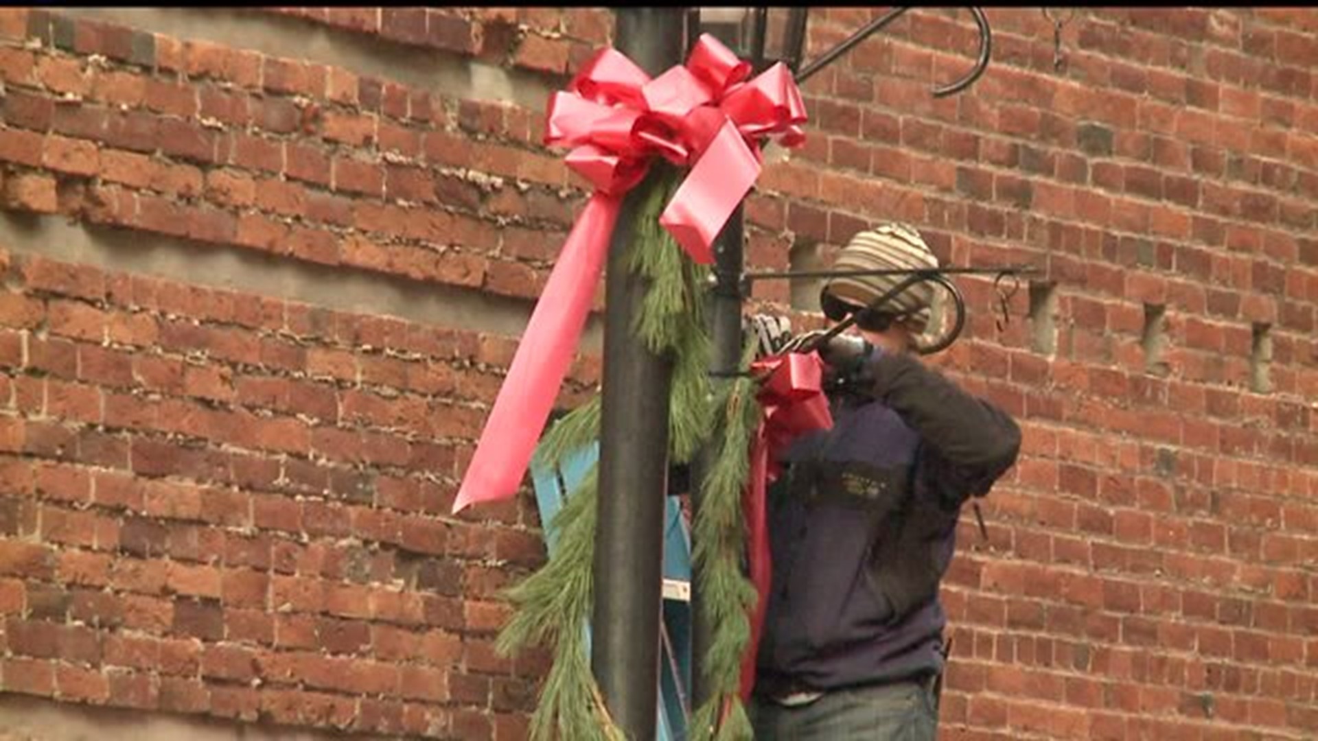 York gets decorated for Christmas
