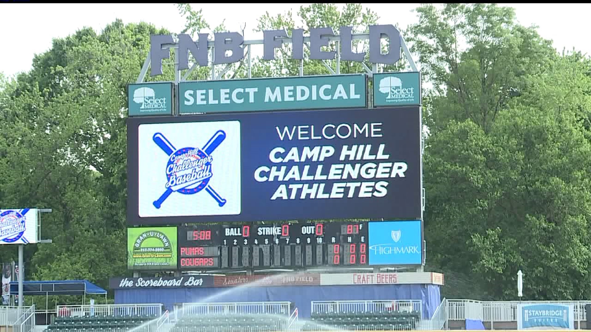 Camp Hill Challengers celebrate Father`s Day, playing four games at FNB Field in Harrisburg