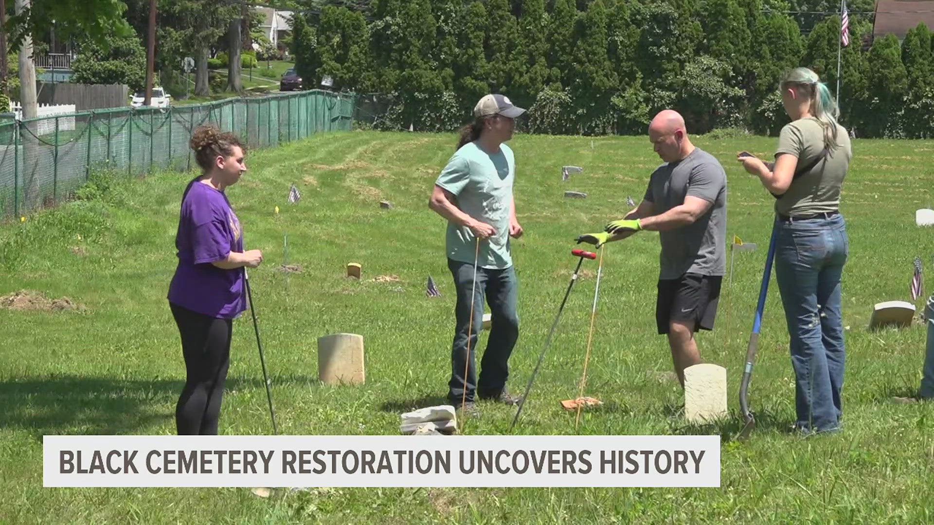 The graves of more than 80 Civil War veterans have been recovered by volunteers at Lincoln Cemetery.