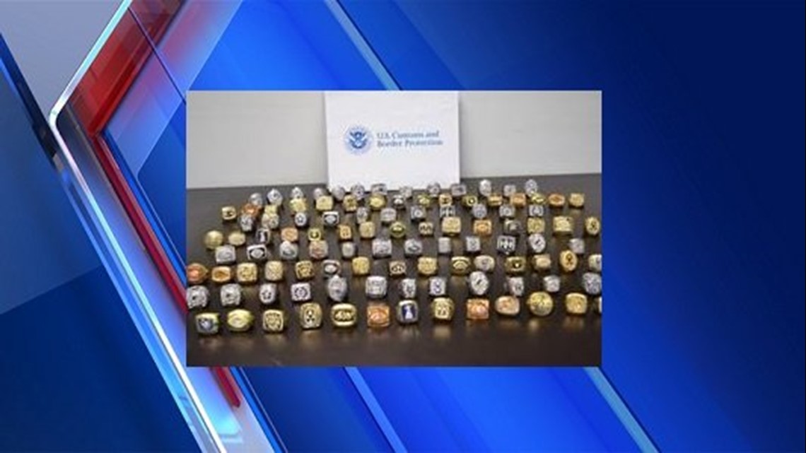 Customs and Border Agents Seize Unlicensed Replica Super Bowl Rings