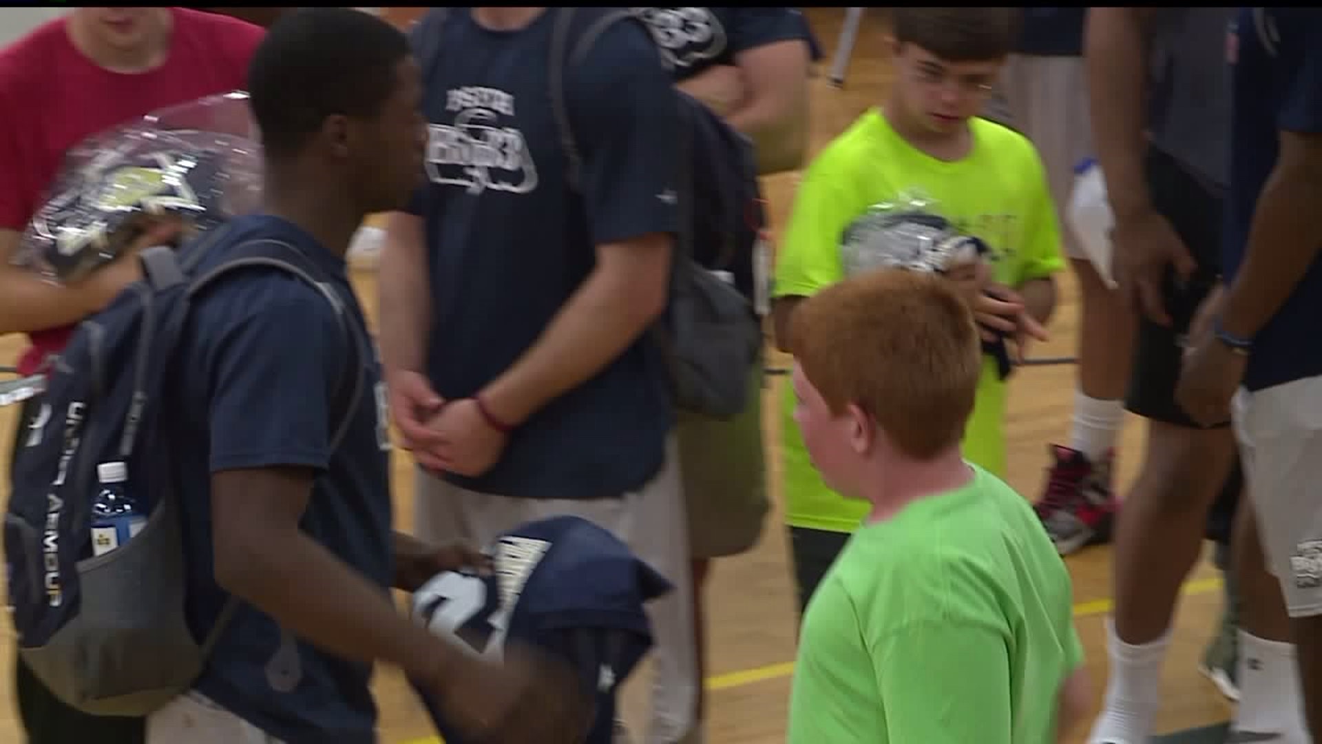 Big 33 Buddy Program pairs high school football players and special needs students