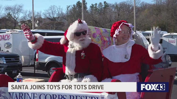 Santa joins Toys For Tots to 'Stuff the Bus' in York County