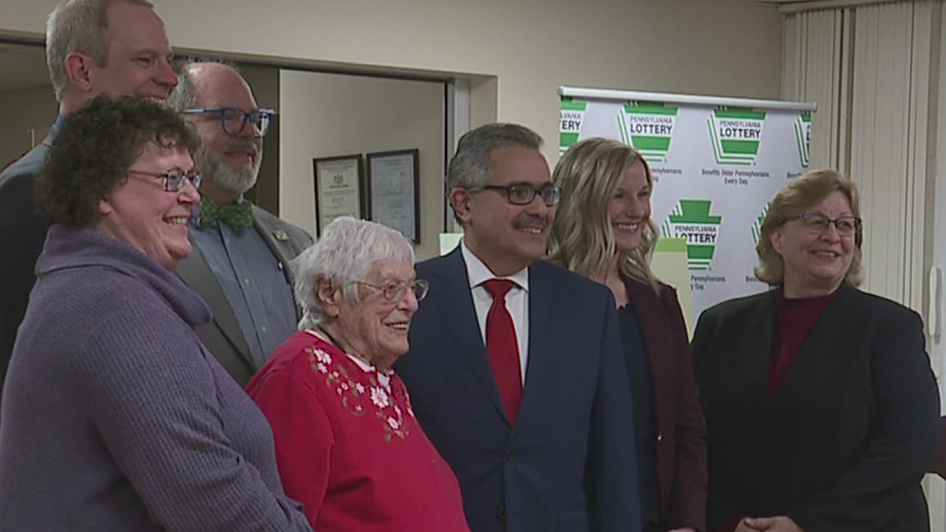 The Mechanicsburg Place Senior Center received a nearly $55,000 grant from the Department of Aging that was funded by lottery proceeds today.