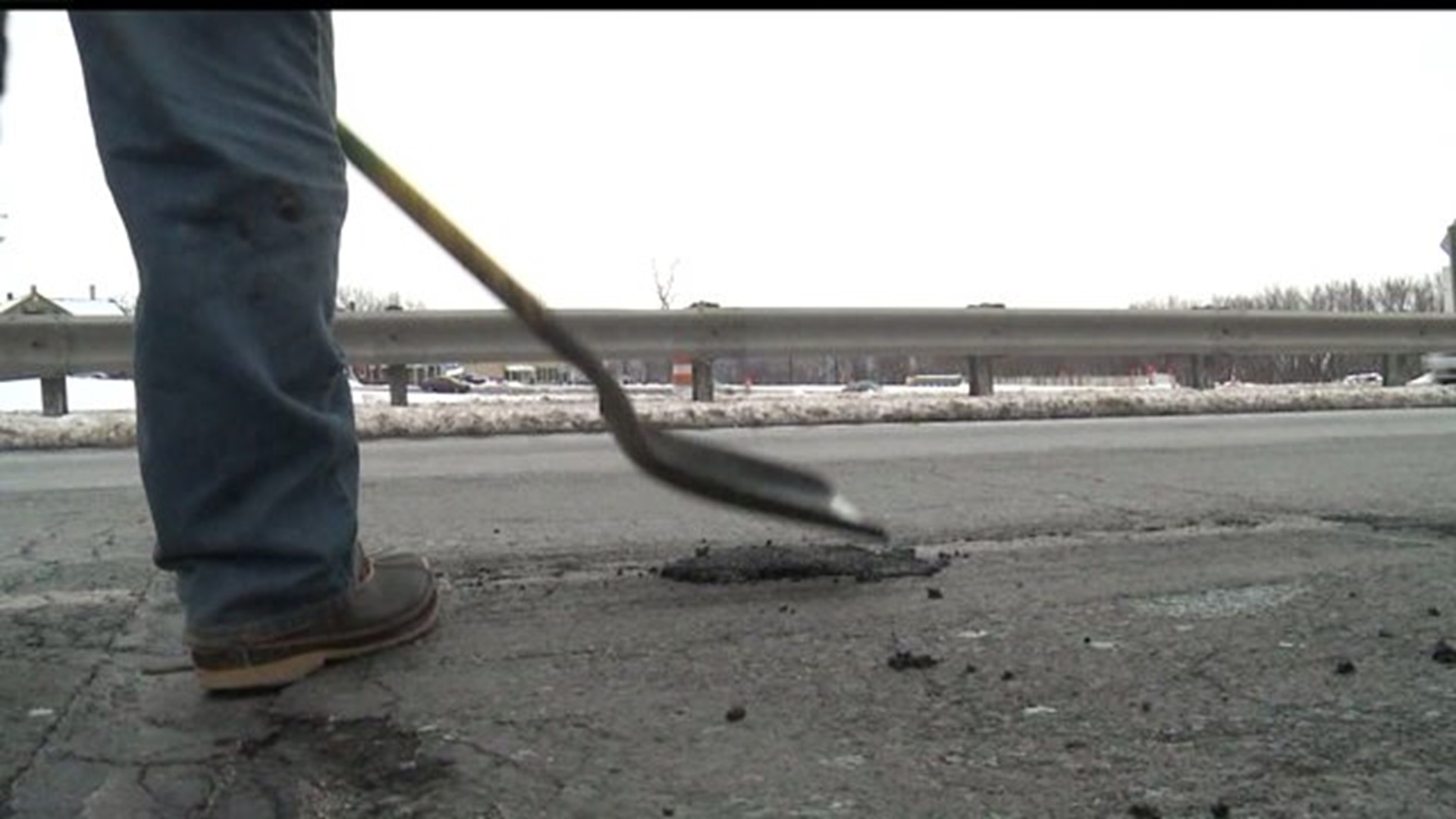 As Winter Comes to an End, Pothole Season Begins