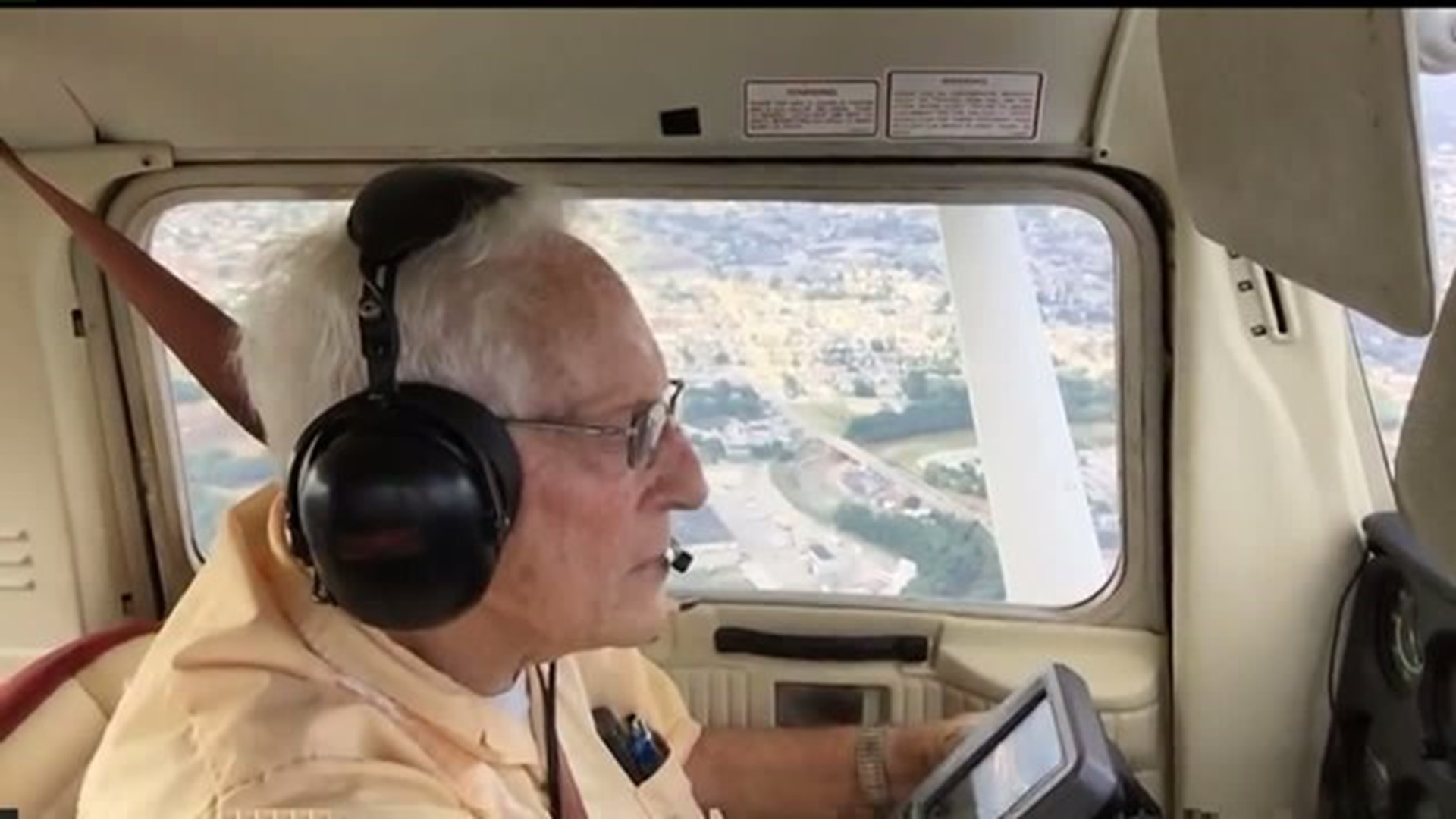 87-year-old pilot back in the air after crash