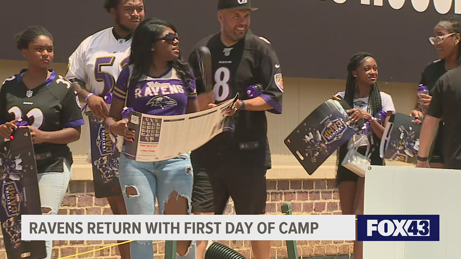 The first day of practice attracts all kinds of fans to the team's practice facility.