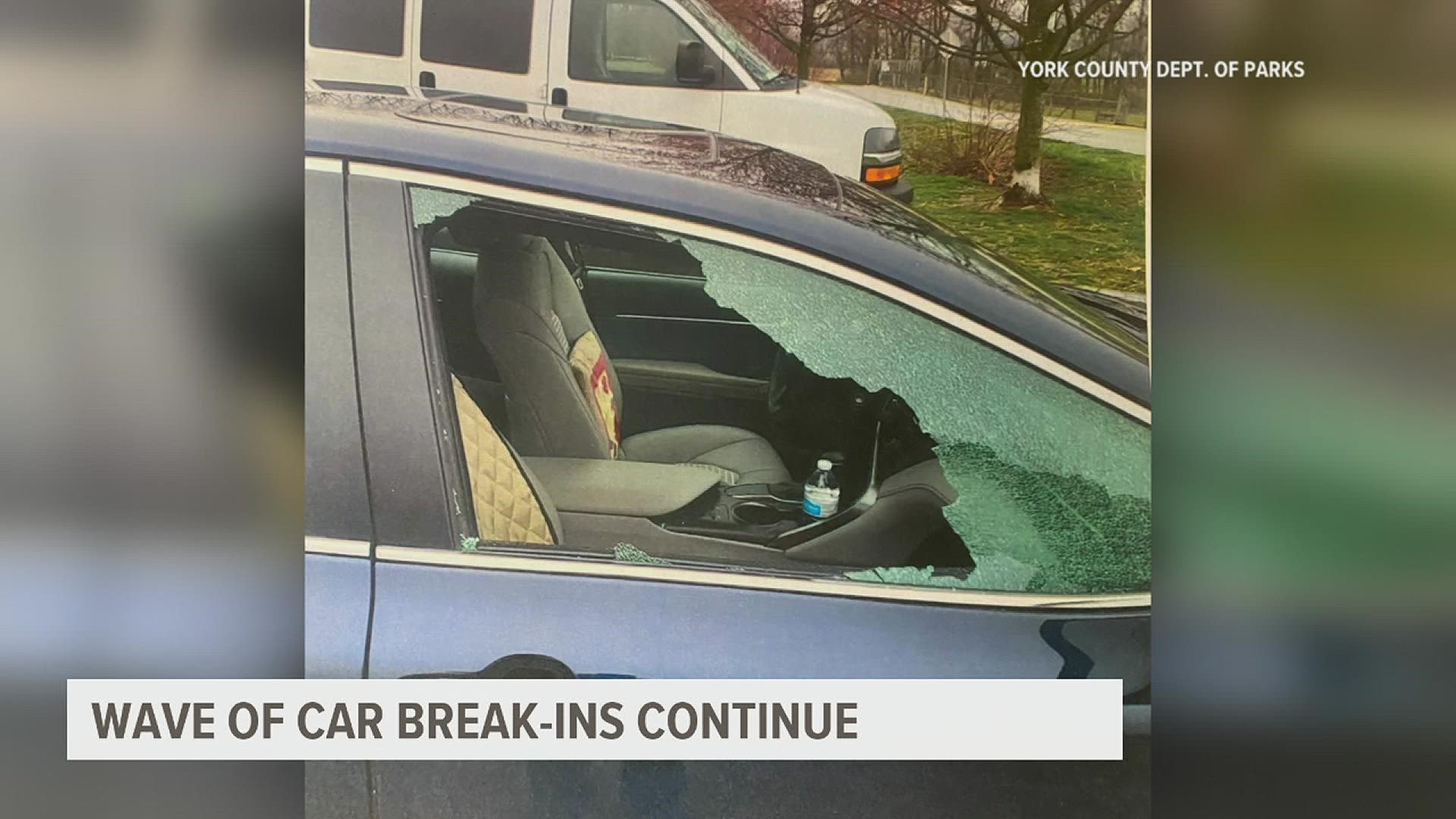 Neighbors are being reminded to take valuables, hide ones they cannot take with them, and lock doors before leaving cars unattended.