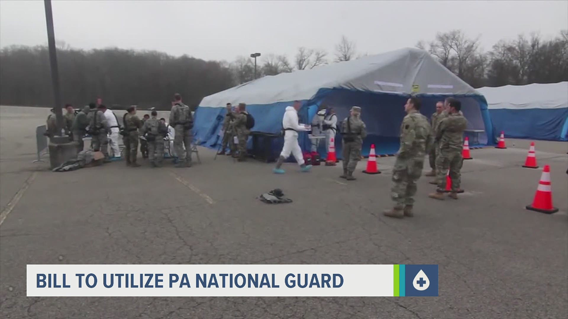 The bill would require the Pa. National Guard to create a plan on how they could be utilized, specifically at mass vaccination sites.