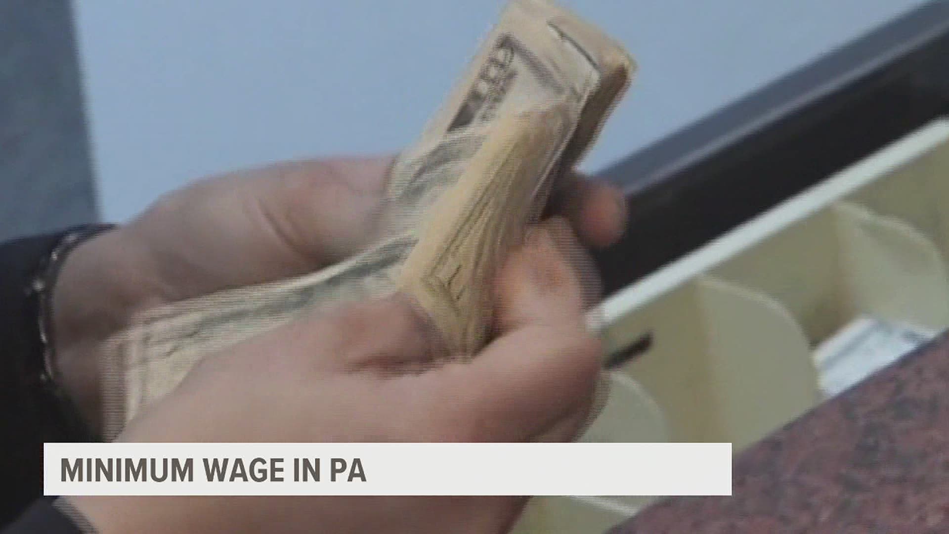 Right now, the current Pennsylvania minimum wage is $7.25 an hour. This rate hasn't gone up since 2009.