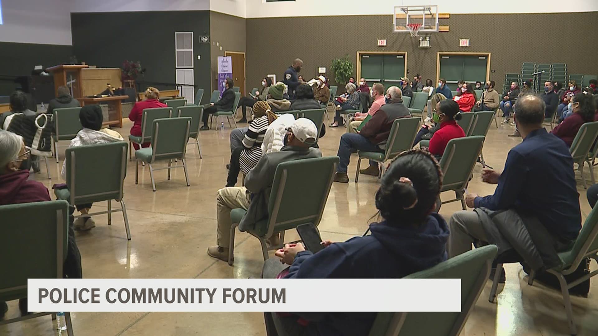 The forum was part of a new approach by Police Commissioner Michael Mouldrow, who was sworn in  with a pledge to reform police interactions with the community.