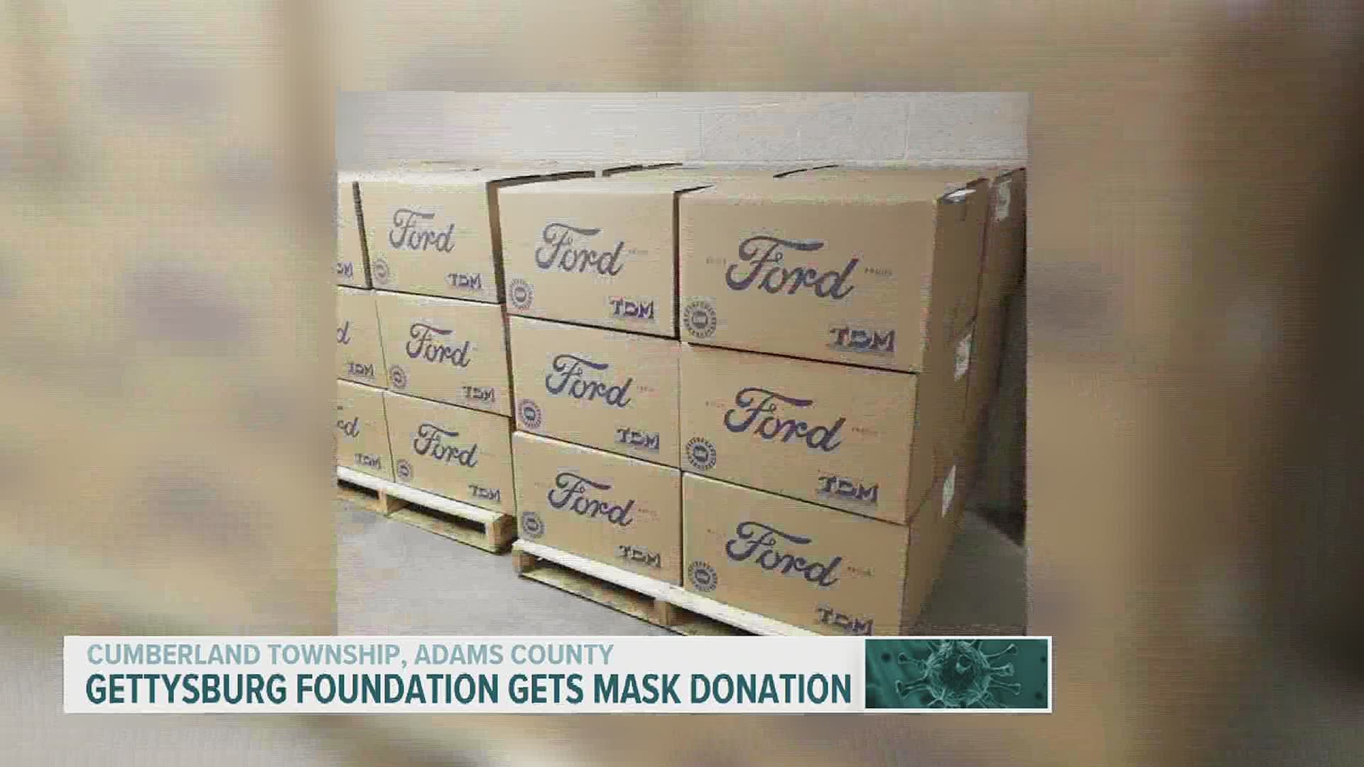 The medical-grade masks will begin to be distributed within the community starting Monday.