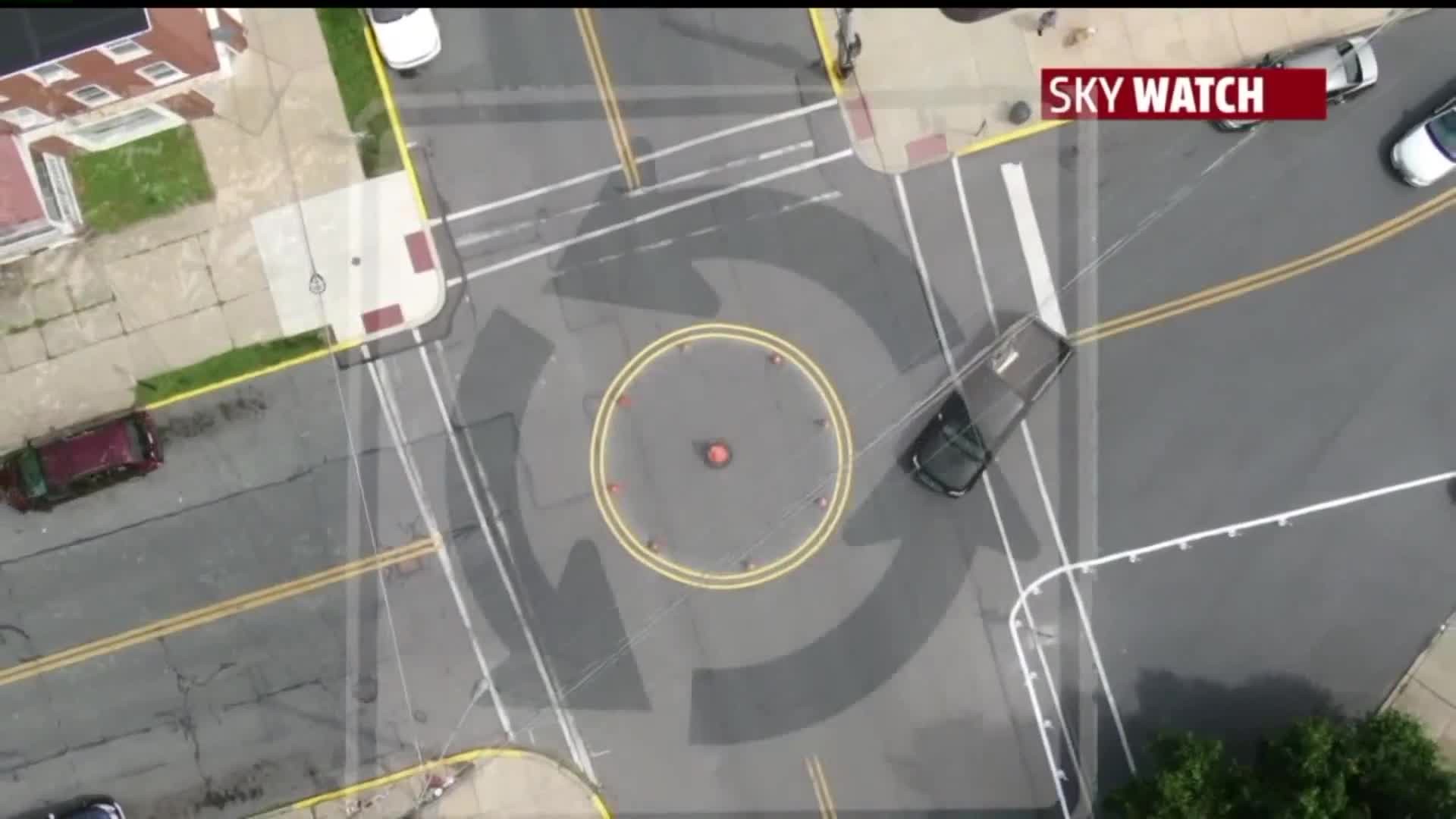 Lancaster`s mini-roundabout puzzling some drivers
